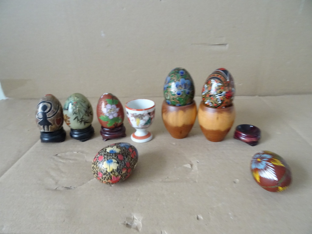 Collectie vintage beschilderde eieren - Afbeelding 23