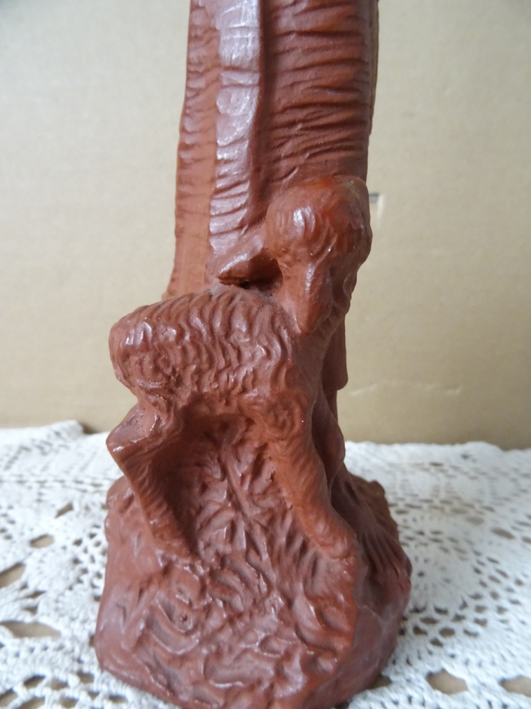 Antiek of vintage Jezusbeeld 27cm B. S. J. Venlo - Afbeelding 9
