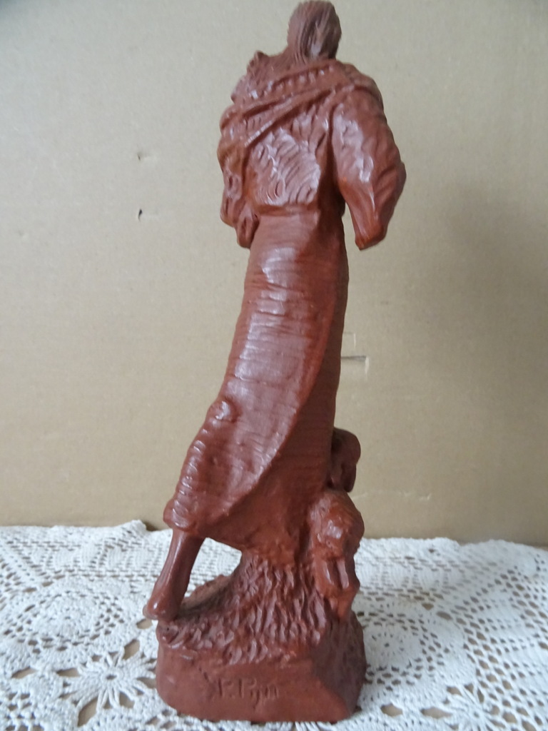 Antiek of vintage Jezusbeeld 27cm B. S. J. Venlo - Afbeelding 11