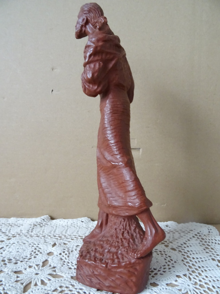 Antiek of vintage Jezusbeeld 27cm B. S. J. Venlo - Afbeelding 14