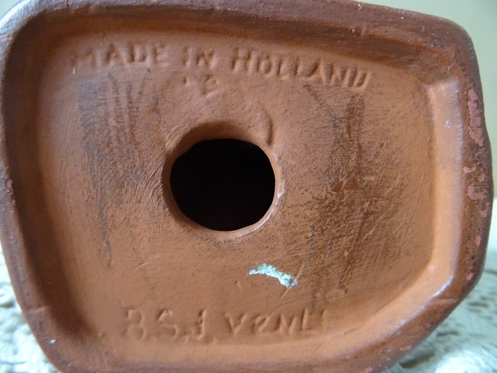 Antiek of vintage Jezusbeeld 27cm B. S. J. Venlo - Afbeelding 17