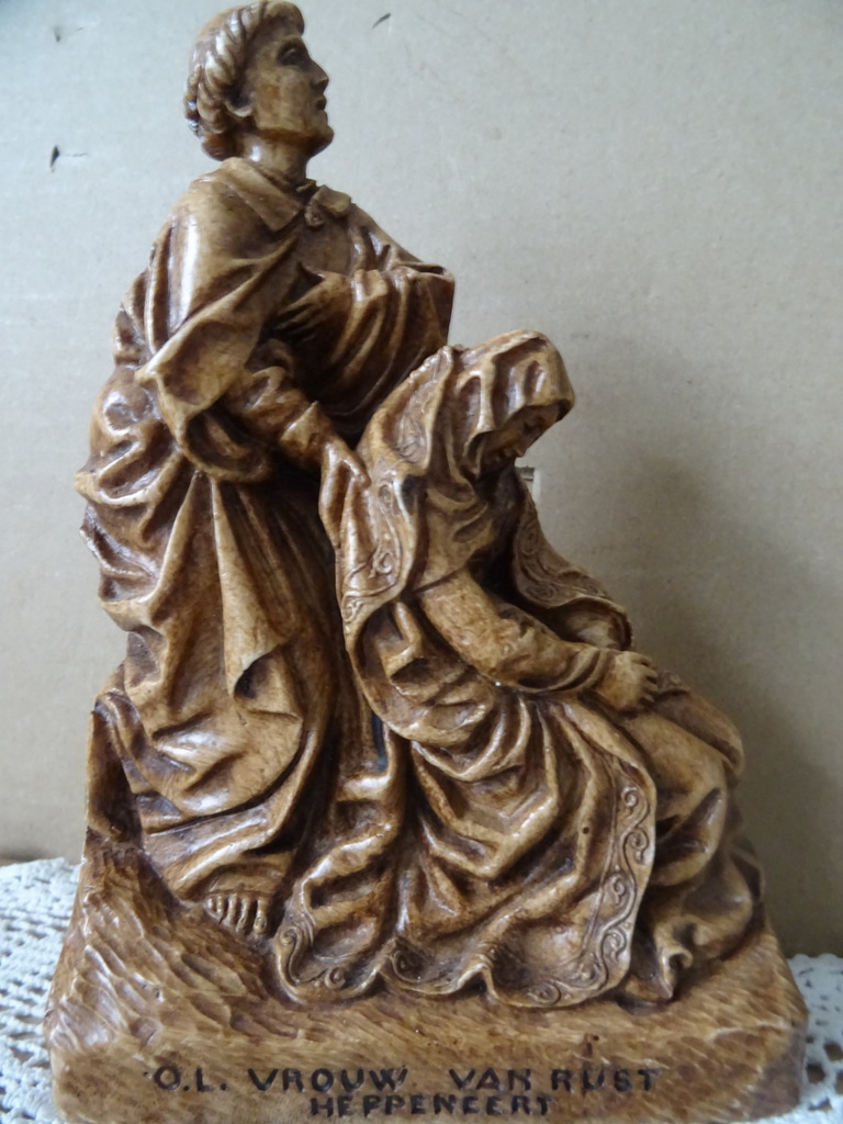 Mariabeeld O. L. Vrouw van Rust Heppeneert 19cm - Afbeelding 16