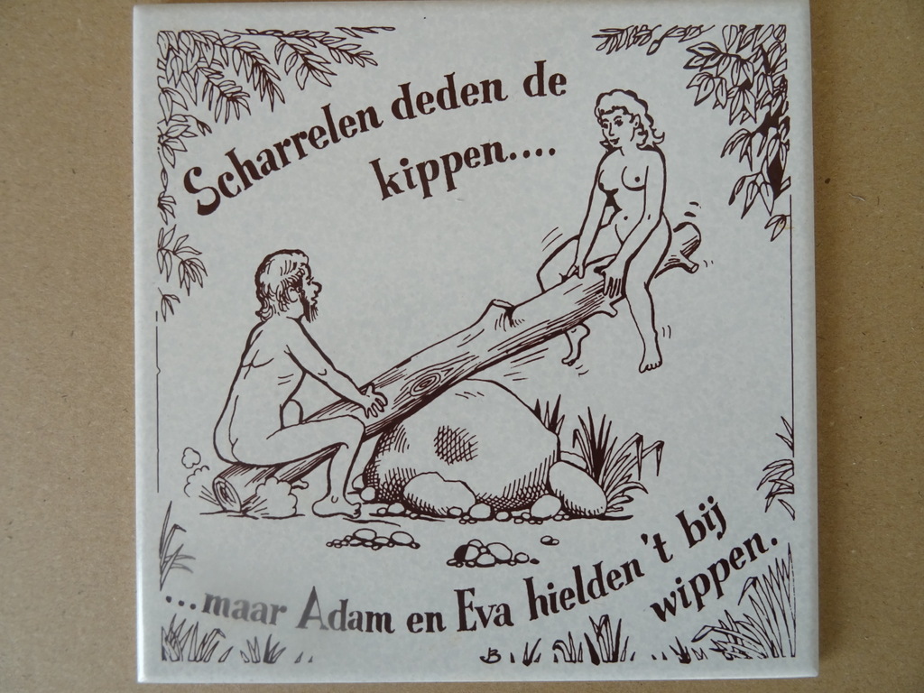 Collectie 14 vintage tegels met spreuk Mosa en Sphinx 19 euro per stuk - Afbeelding 4