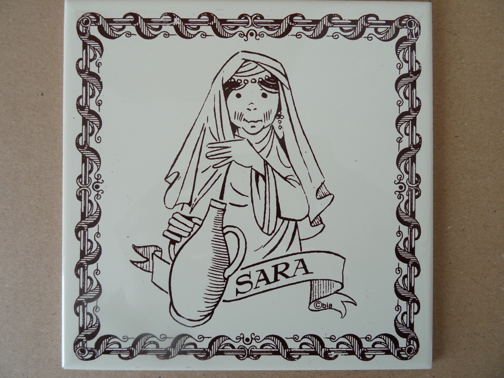 Collectie 14 vintage tegels met spreuk Mosa en Sphinx 19 euro per stuk - Afbeelding 6
