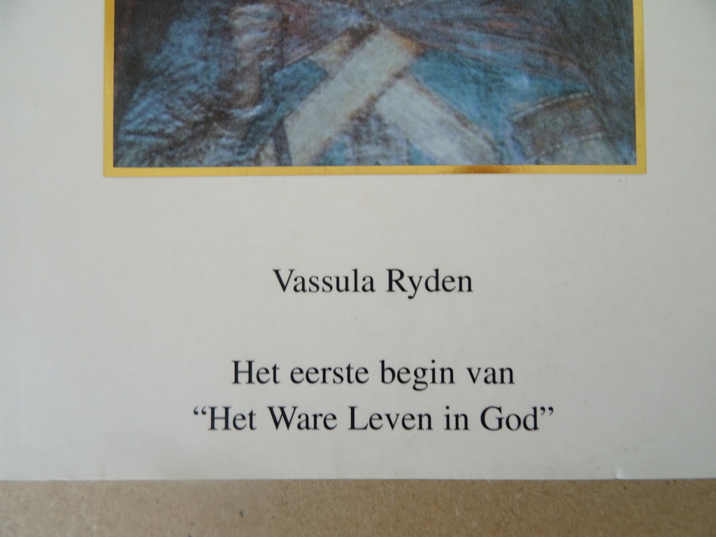 Het Ware Leven in God Vassula Ryden Mijn Engel Daniël Het Ware Leven in God Vassula Ryden Mijn Engel Daniël