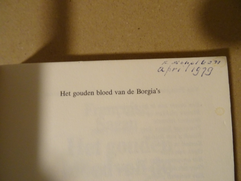 Françoise Sagan Het gouden bloed van de Borgia's - Afbeelding 3