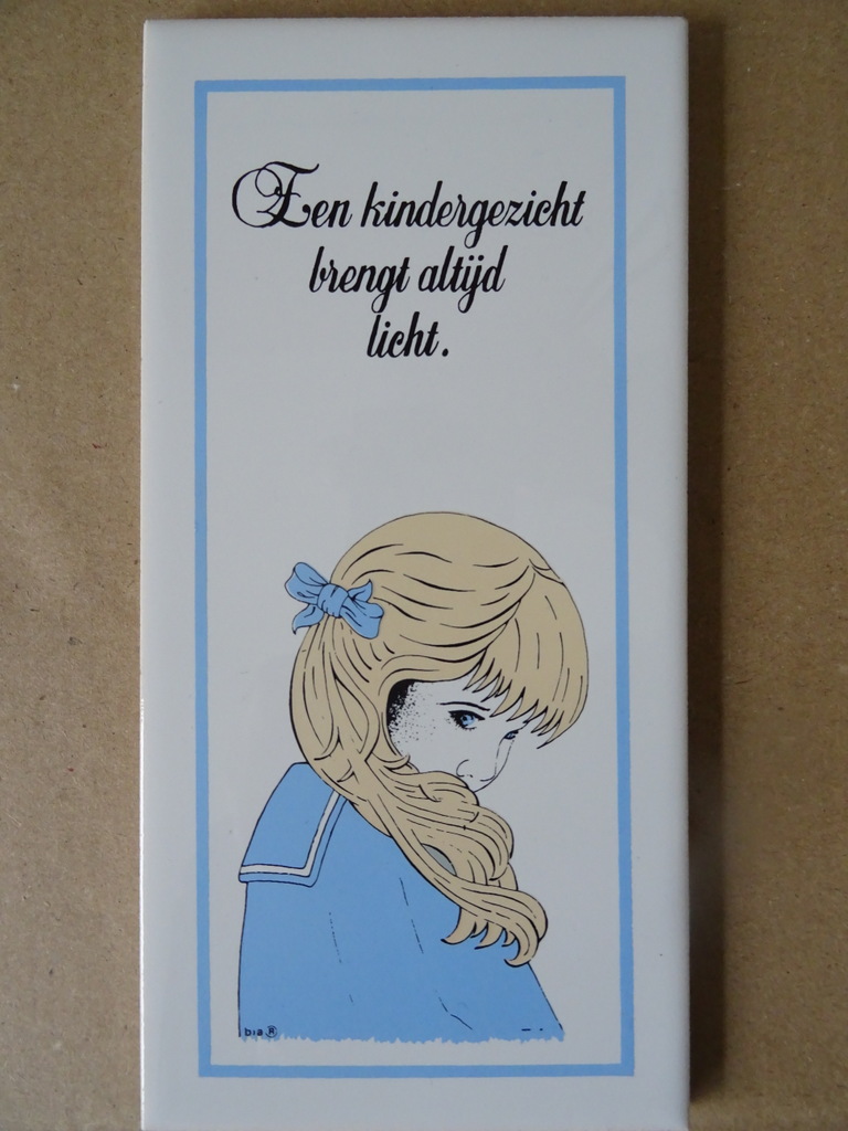 Collectie 20 vintage tegels met spreuk Mosa 19 euro per stuk - Afbeelding 4