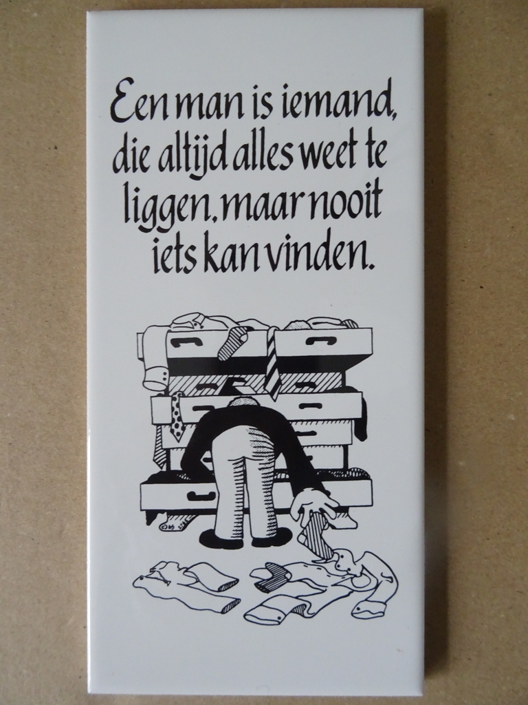 Collectie 20 vintage tegels met spreuk Mosa 19 euro per stuk - Afbeelding 14
