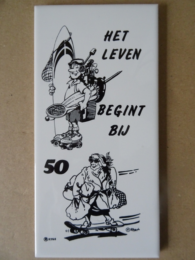 Collectie 20 vintage tegels met spreuk Mosa 19 euro per stuk - Afbeelding 20