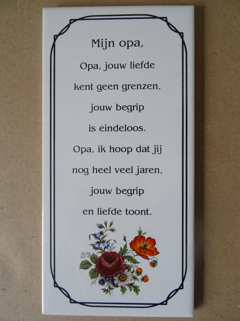 Collectie 20 vintage tegels met spreuk Mosa 19 euro per stuk - Afbeelding 28