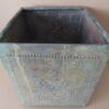 Antieke of vintage koperen kaarsendover