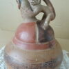 Vintage inheemse aardewerk kan Peru 27cm