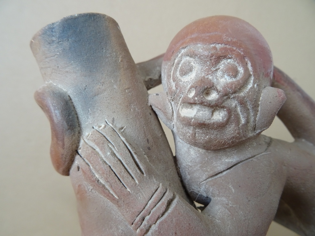 Vintage inheemse aardewerk kan Peru 27cm - Afbeelding 4