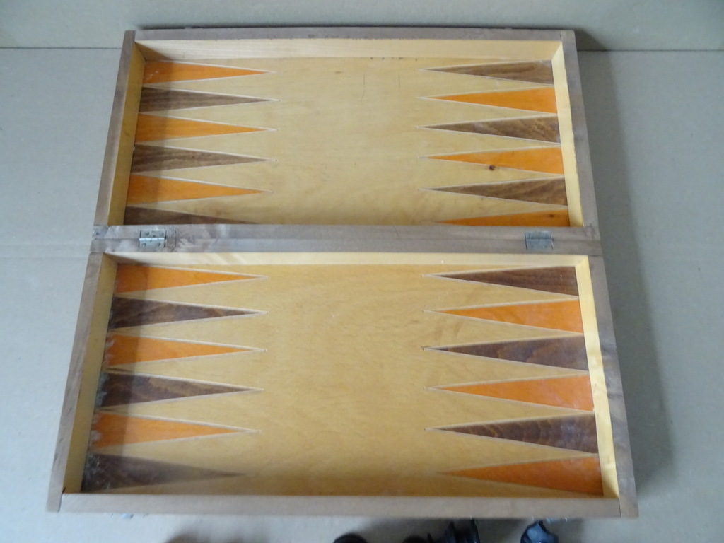 Vintage houten schaakspel 40x40cm - Afbeelding 11