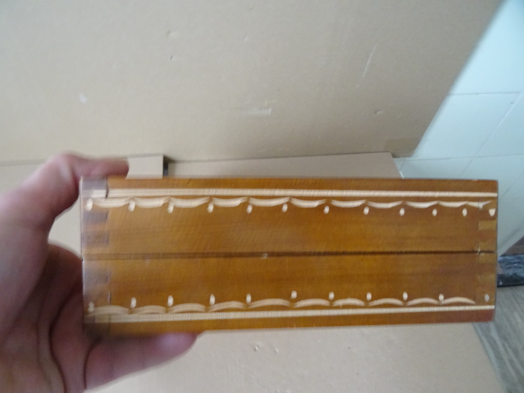 Vintage houten schaakspel 40x40cm - Afbeelding 13