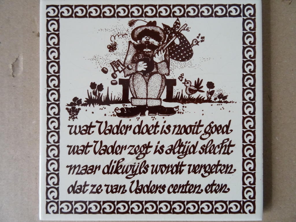 Collectie 14 vintage tegels met spreuk Mosa en Sphinx 19 euro per stuk - Afbeelding 22