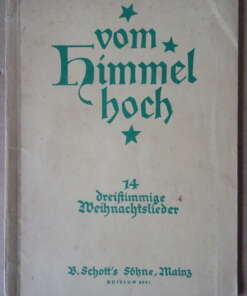 Von himmel hoch 14 dreistimmige Weihnachtslieder