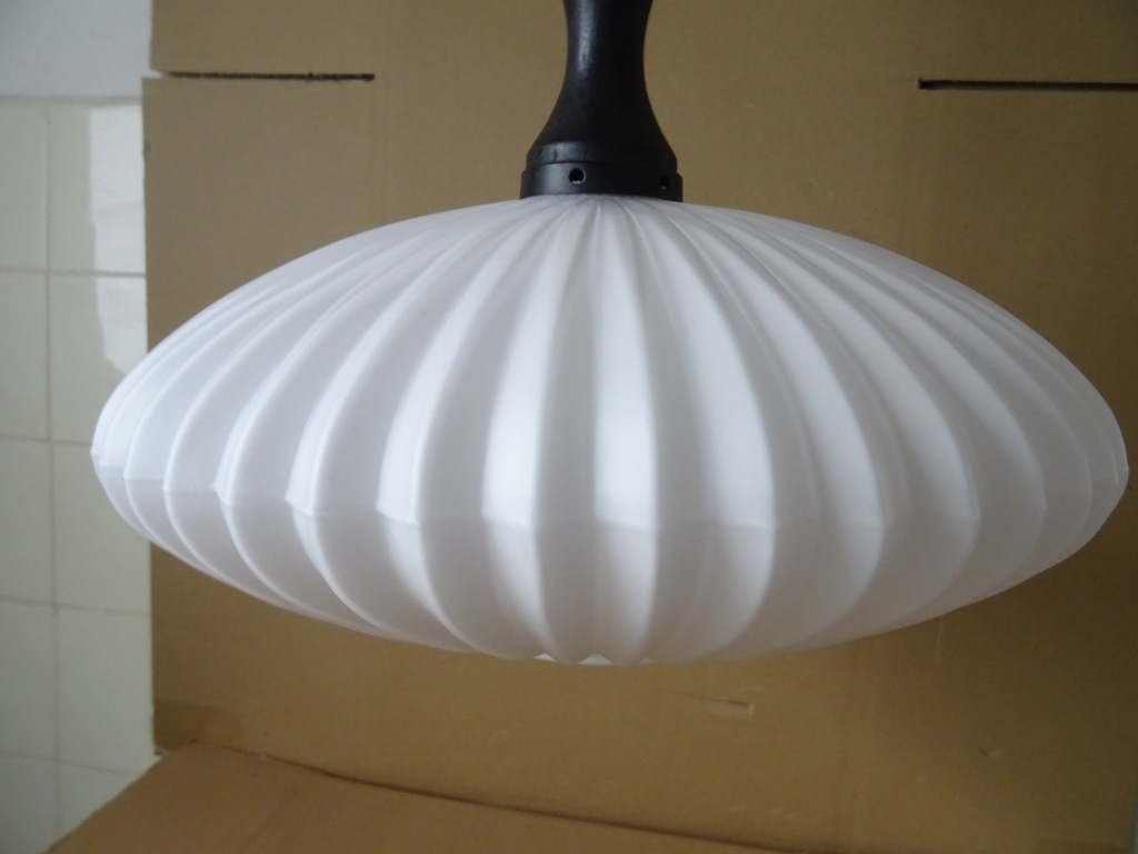 Vintage Massive Japandi hanglamp Space Age - Afbeelding 5