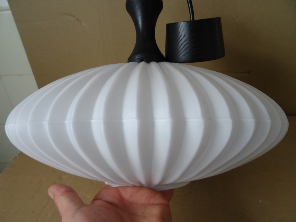 Vintage Massive Japandi hanglamp Space Age - Afbeelding 8