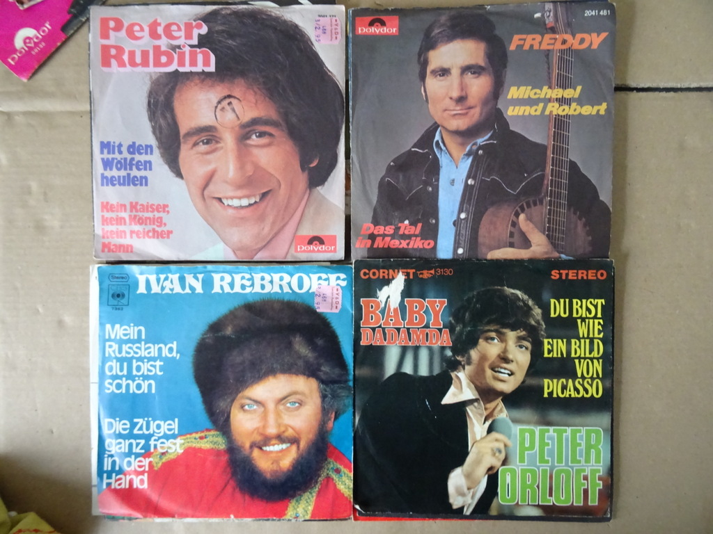 Collectie van 25 vintage singles Duitstalig - Afbeelding 5