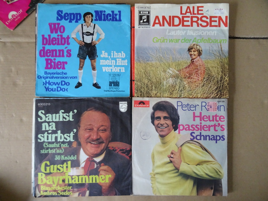 Collectie van 25 vintage singles Duitstalig - Afbeelding 9