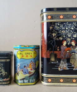 Vintage set theeblikken