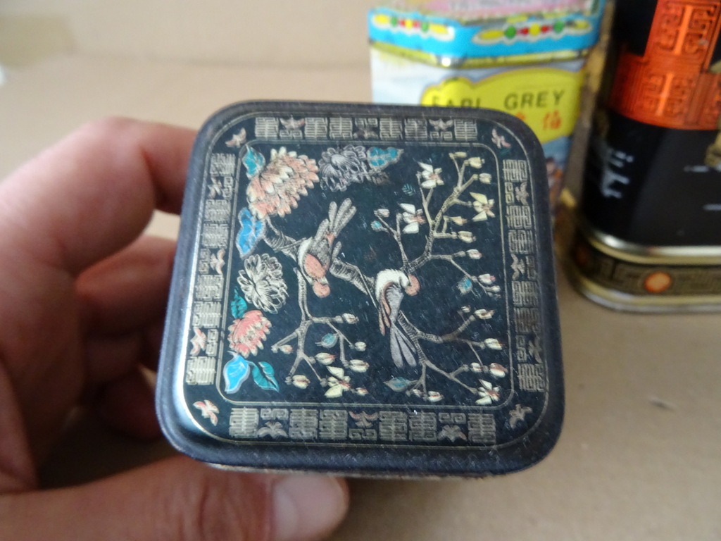 Vintage set theeblikken Vintage set theeblikken