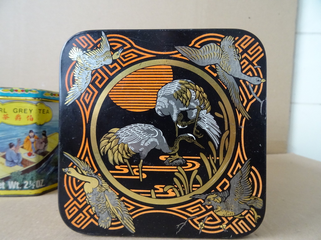 Vintage set theeblikken Vintage set theeblikken