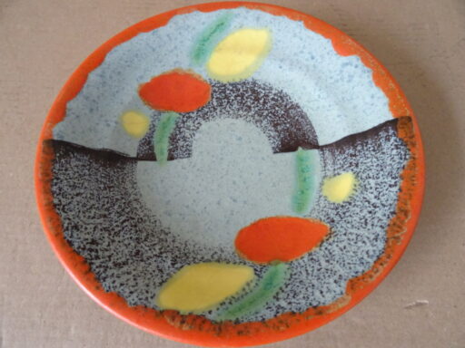 Vintage aardewerk schaaltje 18cm