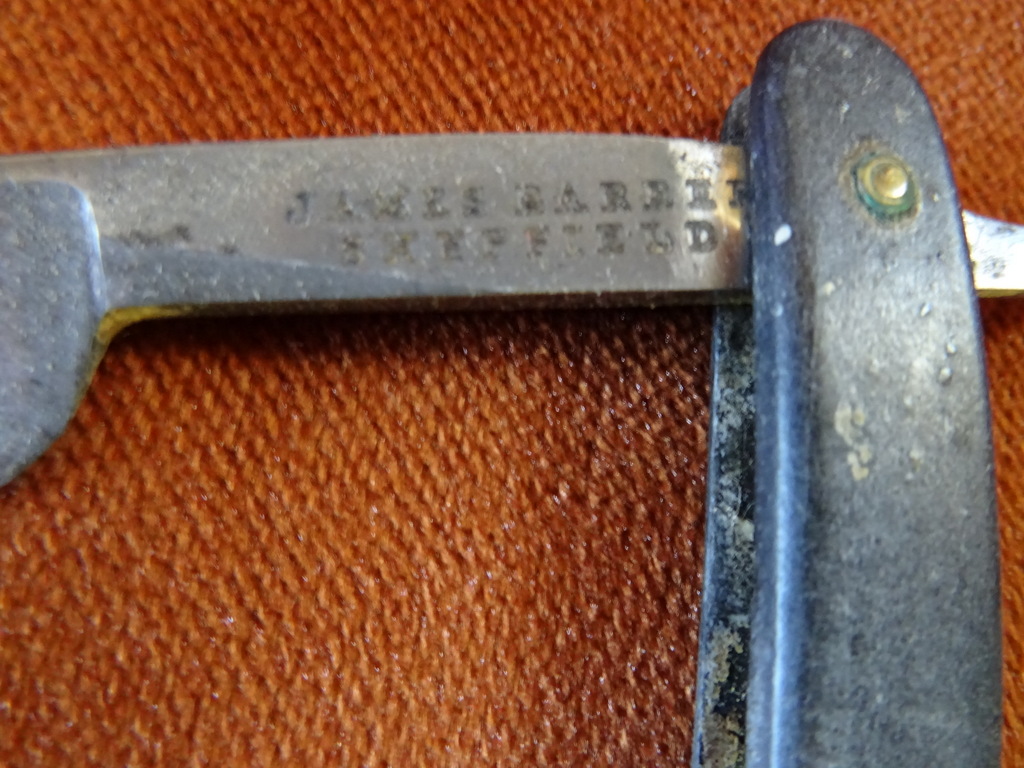 Collectie van 3 antieke of vintage scheermessen - Afbeelding 5