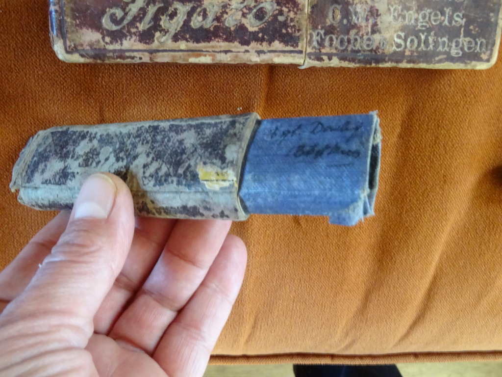 Collectie van 3 antieke of vintage scheermessen - Afbeelding 17