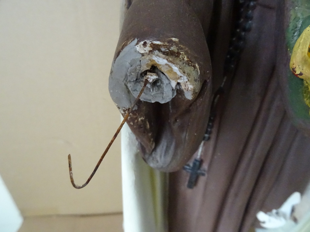 Antiek beeld Heilige Theresia van Lisieux 80cm - Afbeelding 5