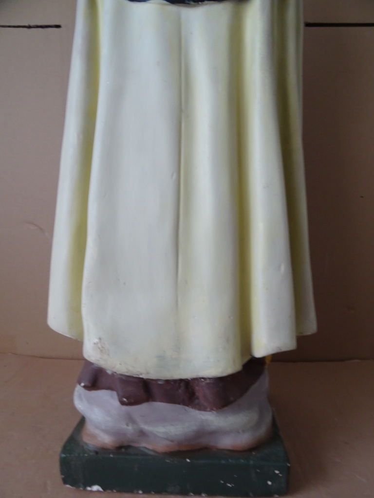 Antiek beeld Heilige Theresia van Lisieux 80cm - Afbeelding 17