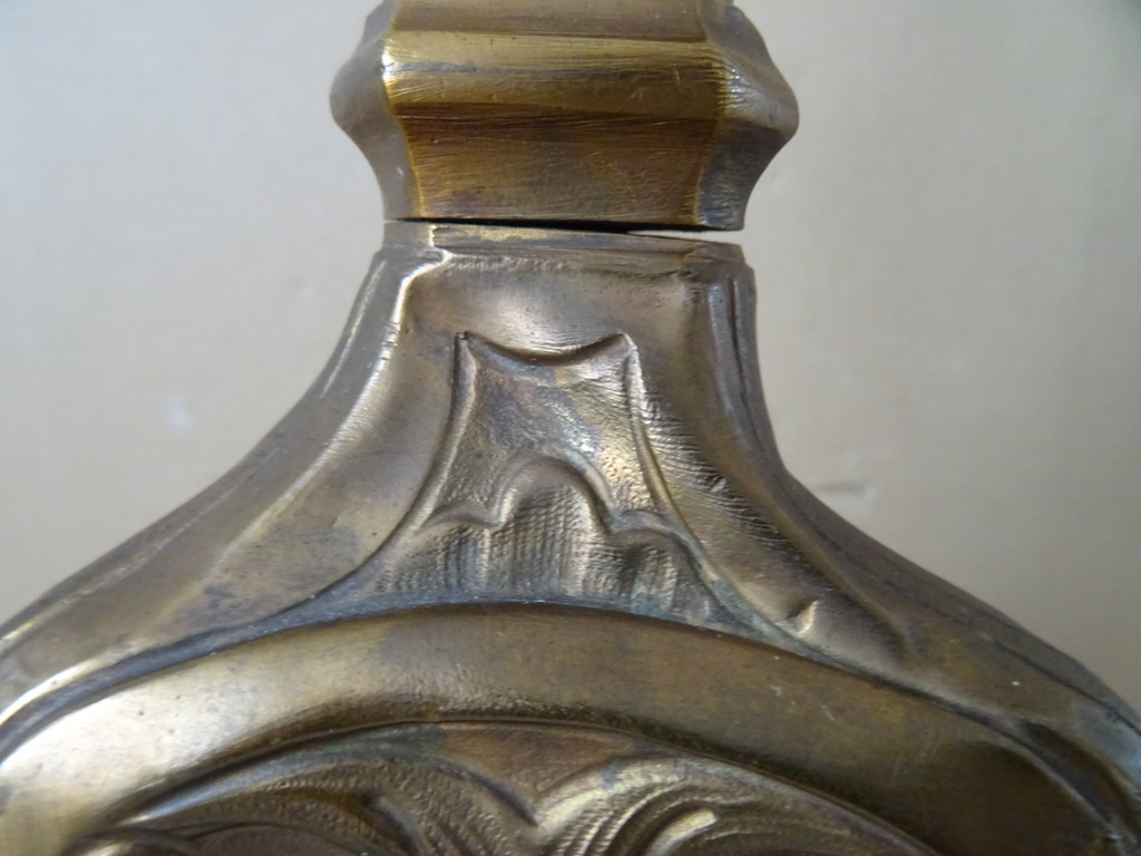 19e-eeuwse koperen kandelaar 52cm - Afbeelding 13