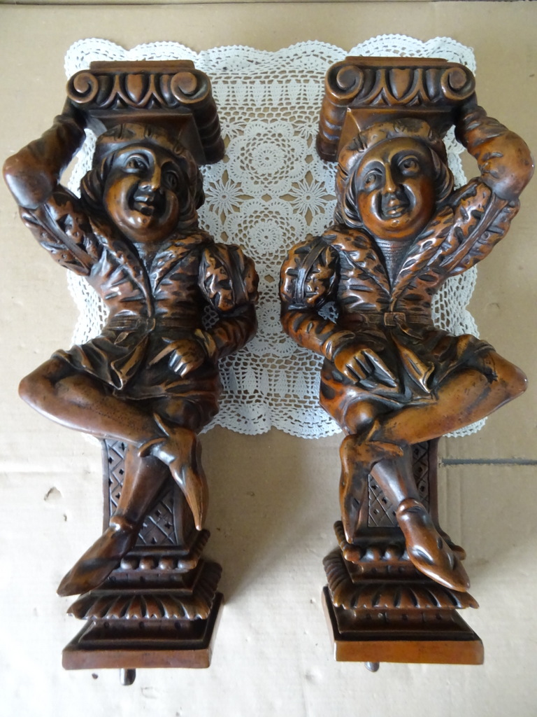 19e-eeuwse antieke ornamenten 44cm koper - Afbeelding 15