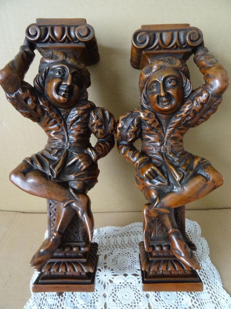 19e-eeuwse antieke ornamenten 44cm koper - Afbeelding 16