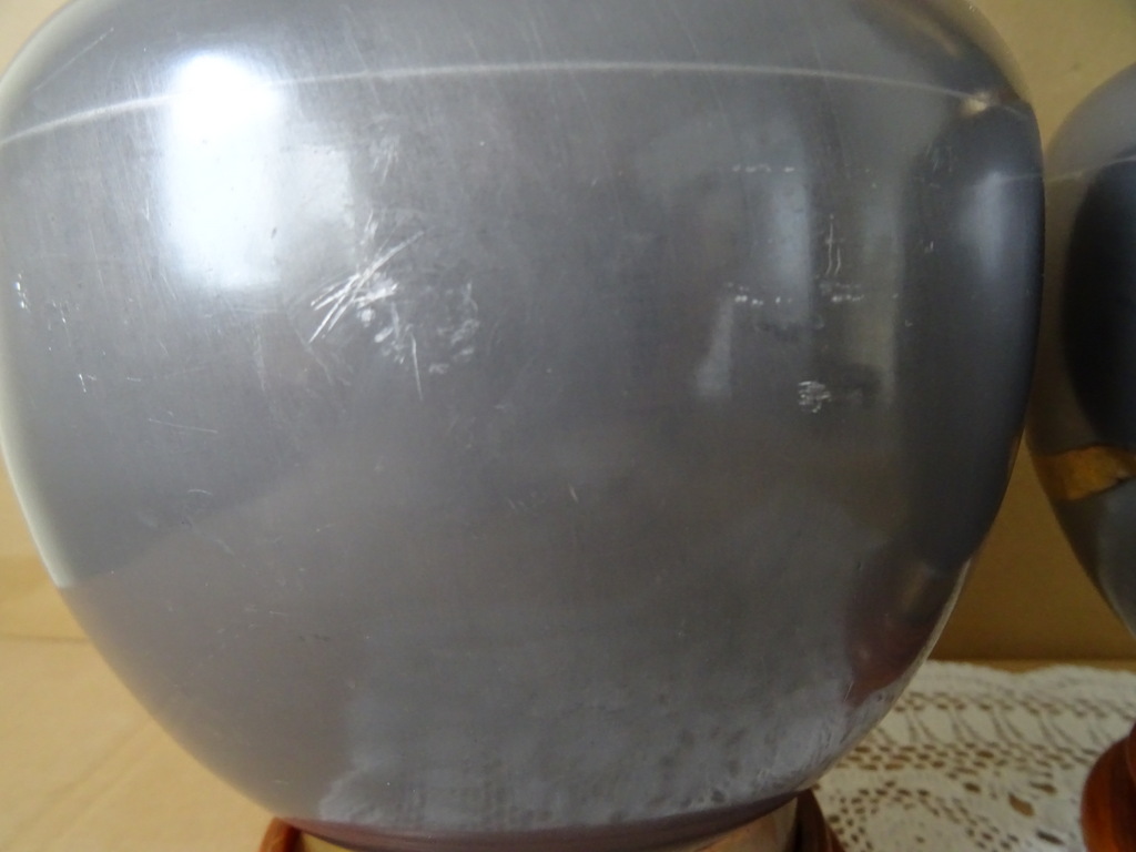 Vintage tinnen siervazen Japan 45cm - Afbeelding 25