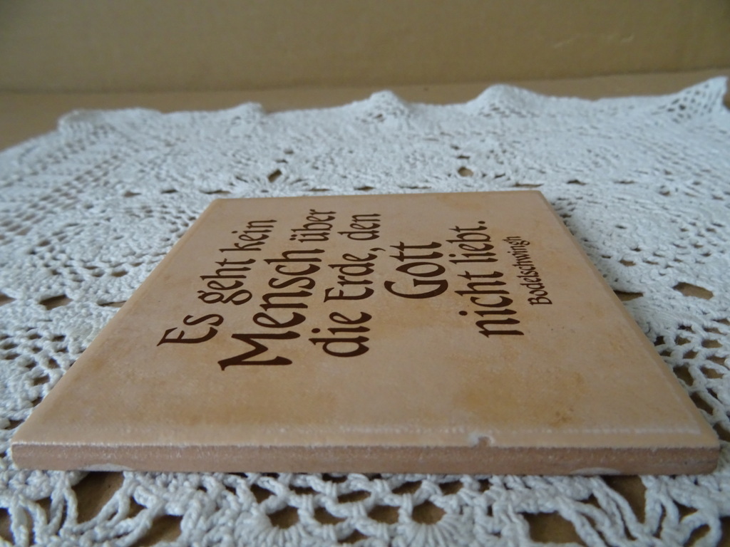 Tegel Bodelschwingh met religieuze spreuk 10x10 - Afbeelding 4
