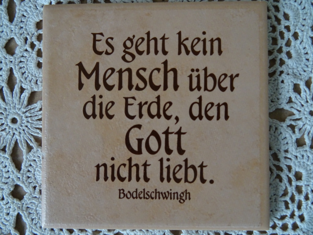Tegel Bodelschwingh met religieuze spreuk 10x10 - Afbeelding 6