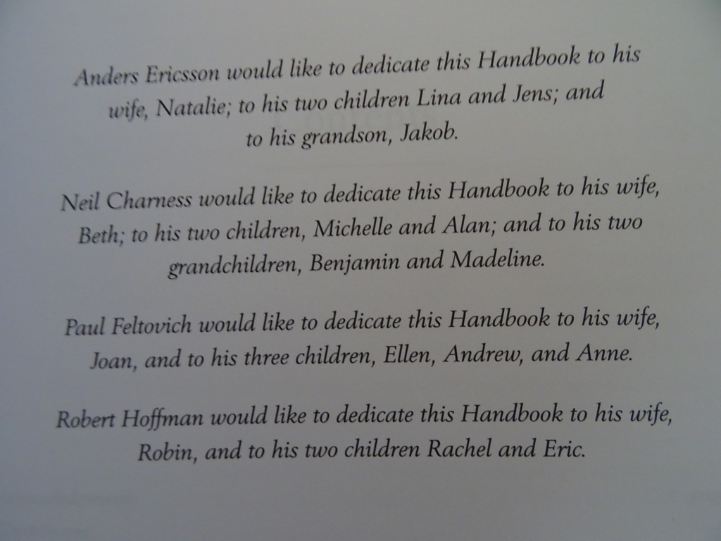 The Cambridge handbook of Expertise and Expert Performance - Afbeelding 8