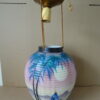 Vintage glazen hanglamp 33cm