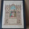 Antieke prent Broederschap der Heilige Familie