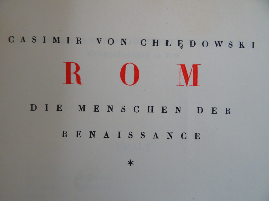 Casimir von Chledowski Rom die menschen der renaissance - Afbeelding 4