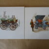 Vintage Mosa tegels met antieke auto's