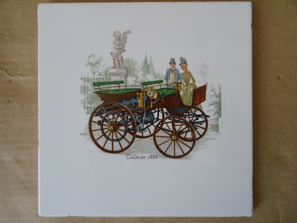 Vintage Mosa tegels met antieke auto's 19 euro per stuk - Afbeelding 2
