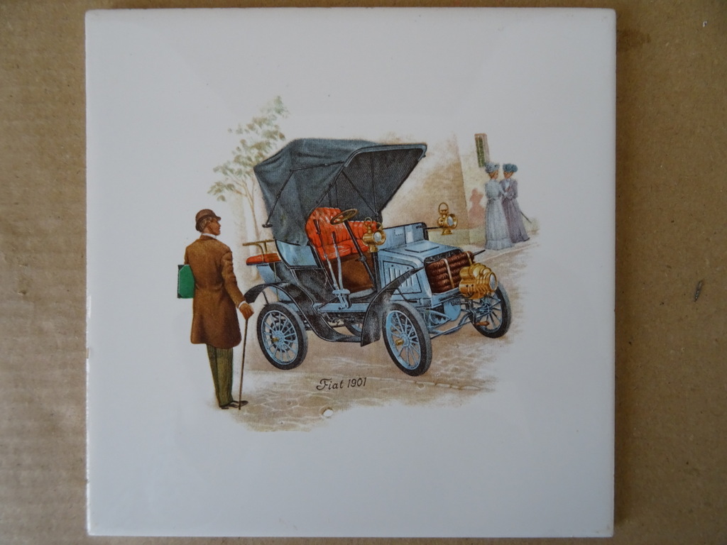Vintage Mosa tegels met antieke auto's 19 euro per stuk - Afbeelding 14