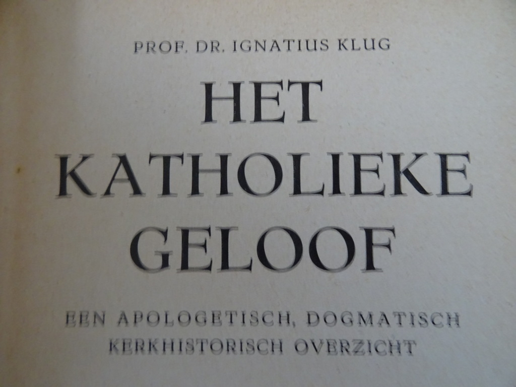 Prof. Dr. Ignatius Klug Het katholieke geloof - Afbeelding 4