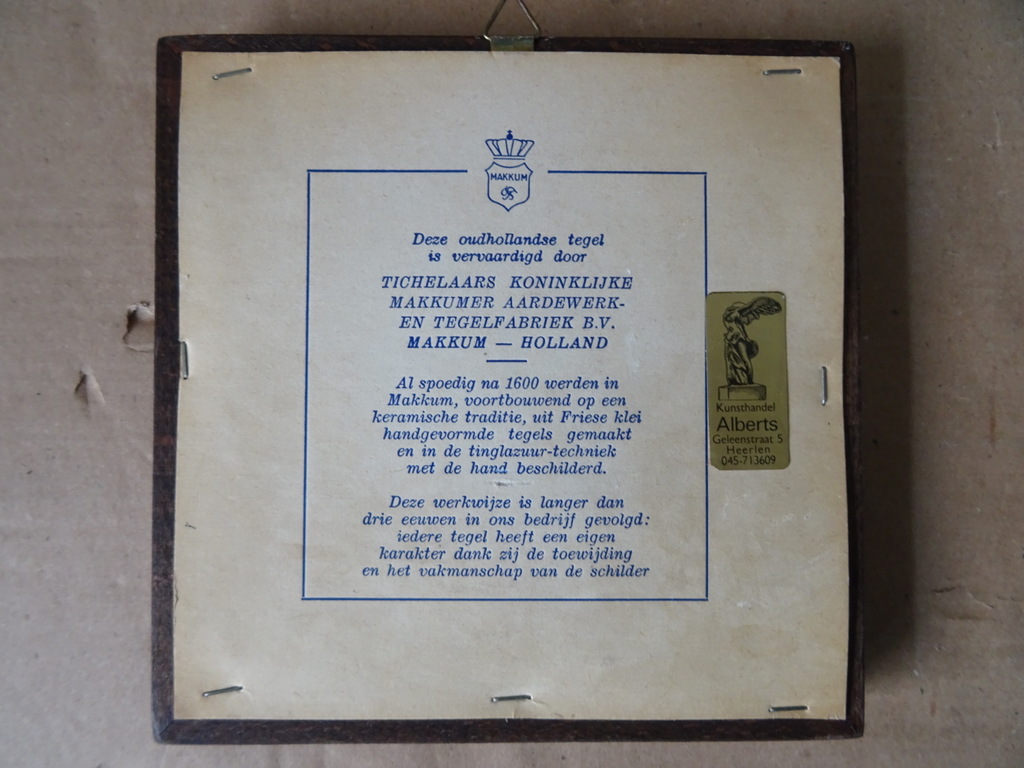 Vintage tegels Tichelaar Makkum 19 euro per stuk - Afbeelding 8