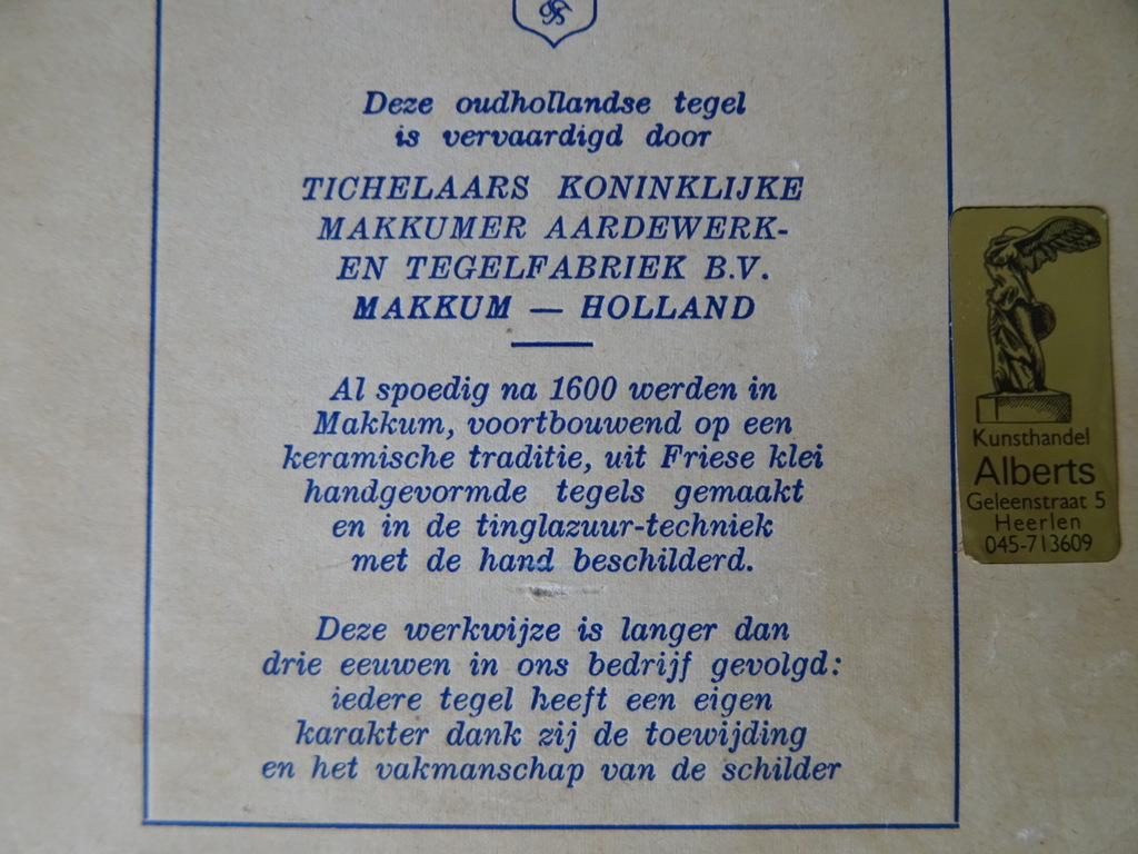 Vintage tegels Tichelaar Makkum 19 euro per stuk - Afbeelding 9
