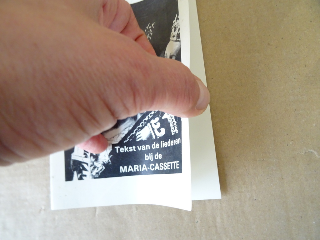 Tekst van de liederen bij de Maria-cassette - Afbeelding 2